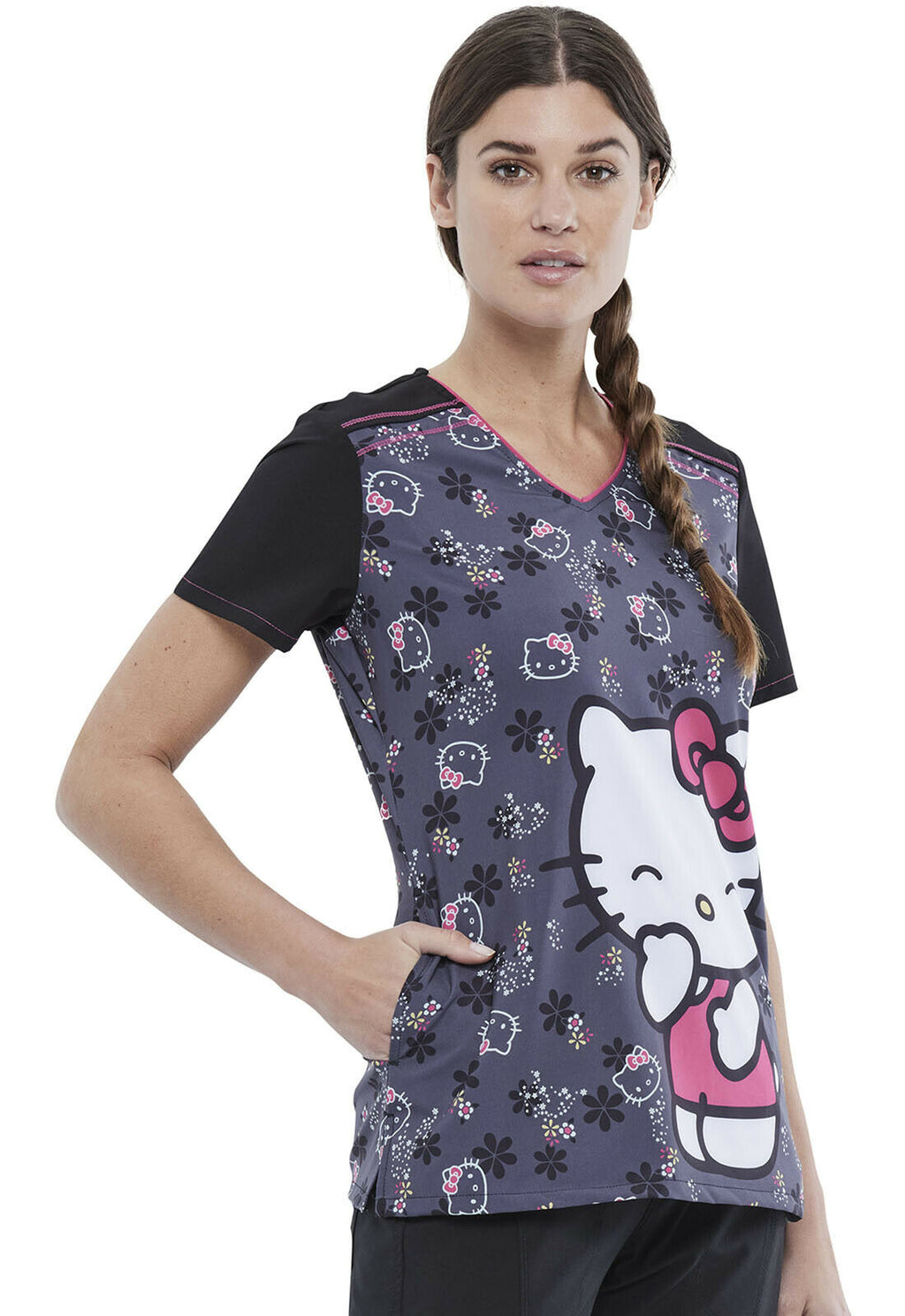 Tooniforms V Neck Top (Hello Kitty) – DAGACCI