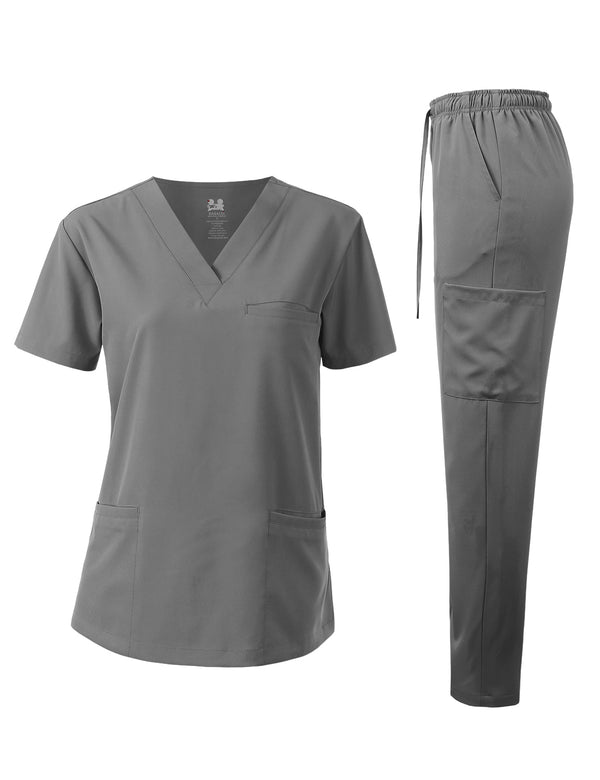 Unisex 4-Way Stretch Medical Uniform Scrub Sets [FS100500]