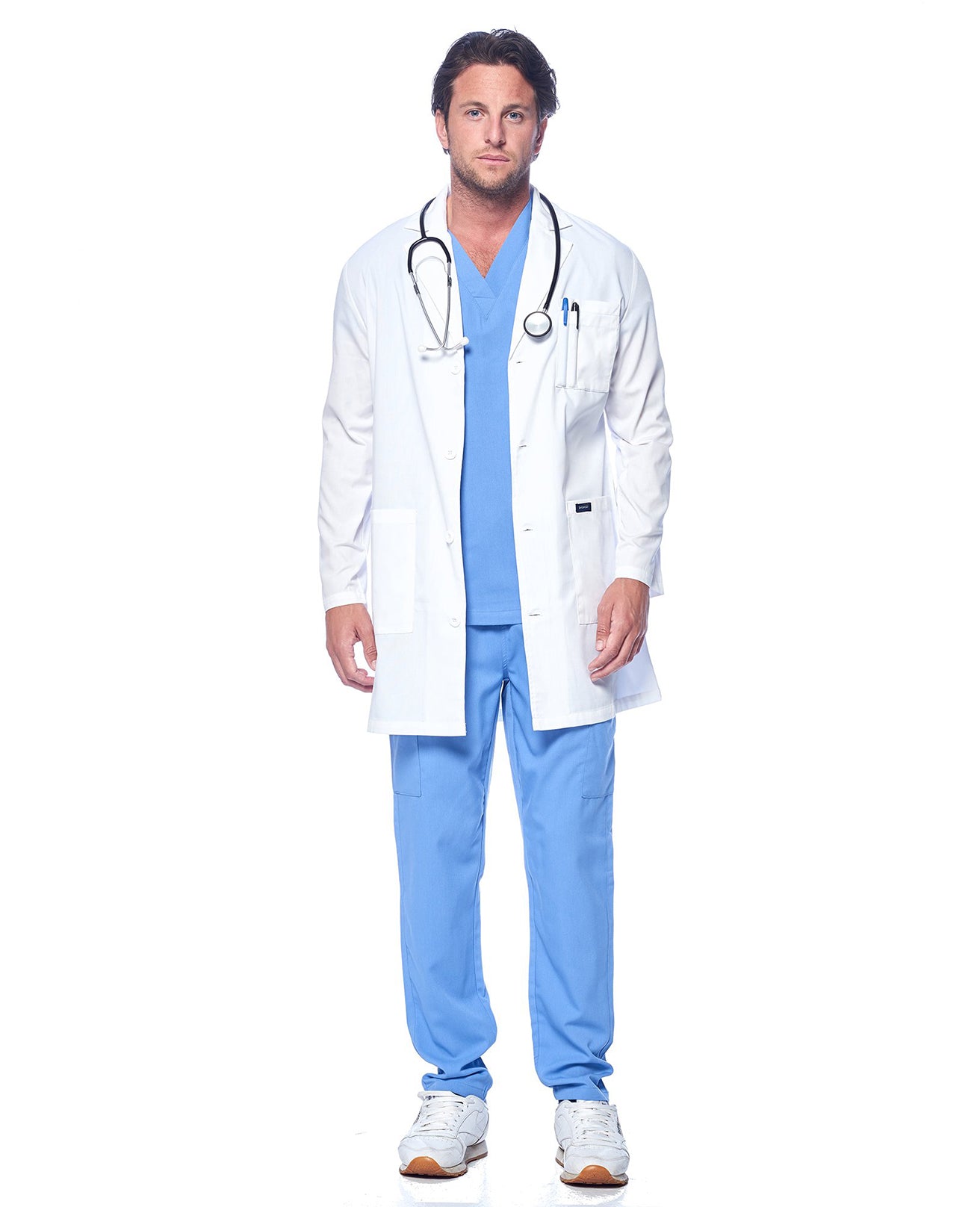 White coat hotsell online shopping